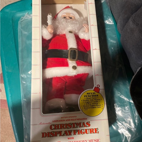 Vintage Telco Motion-ettes Santa in Box - Picture 4 of 4